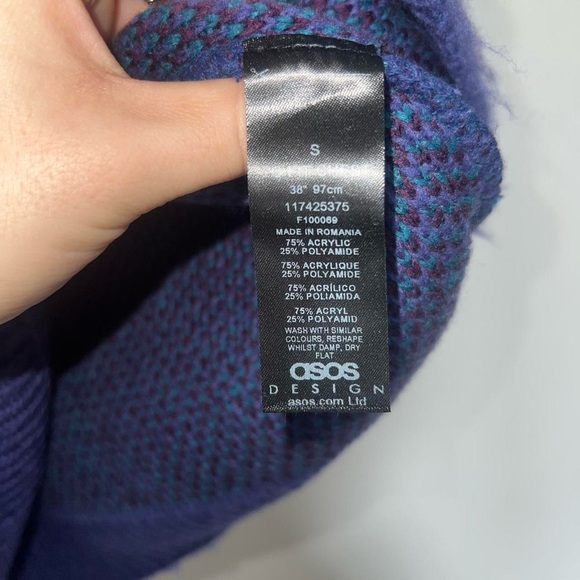 ASOS Multicolor Turtleneck Sweater - Picture 3 of 5